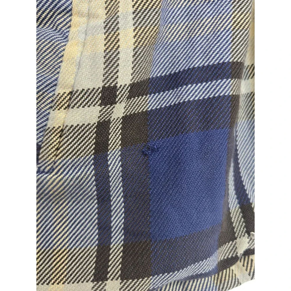 Vintage Abercrombie & Fitch Coat Mens M Plaid Ranch Barn Chore Warm Fall Winter